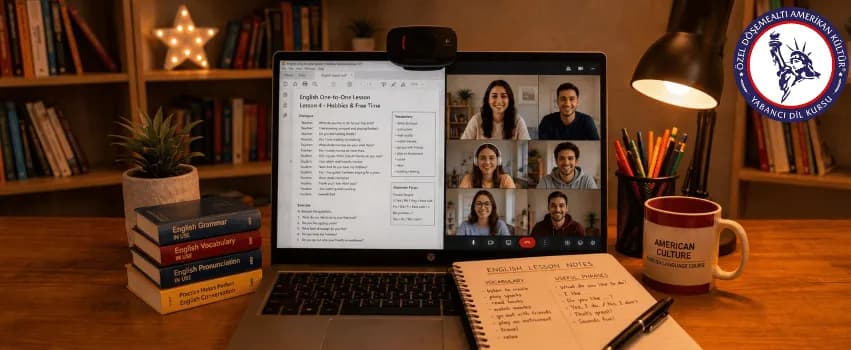 Online Canlı Dil Eğitimleri (Google Meet) — Amerikan Kültür Döşemealtı
